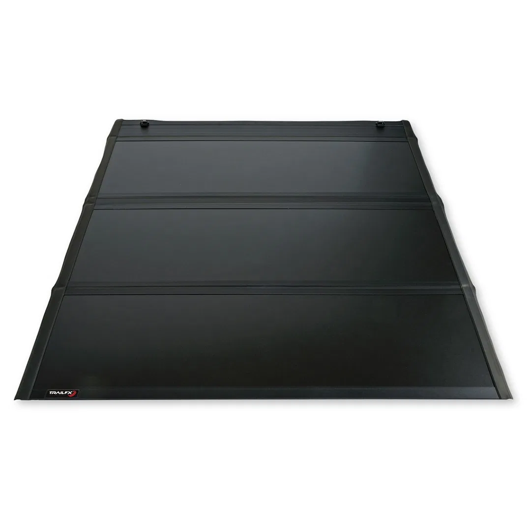 TFX3712 – TRAILFX Tonneau Cover, Hard Folding 3 Folds/ 3 Panels 3 Riding Positions Lockable Using Tailgate Handle Loc...